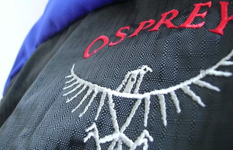 close-up photo of Osprey Backpack