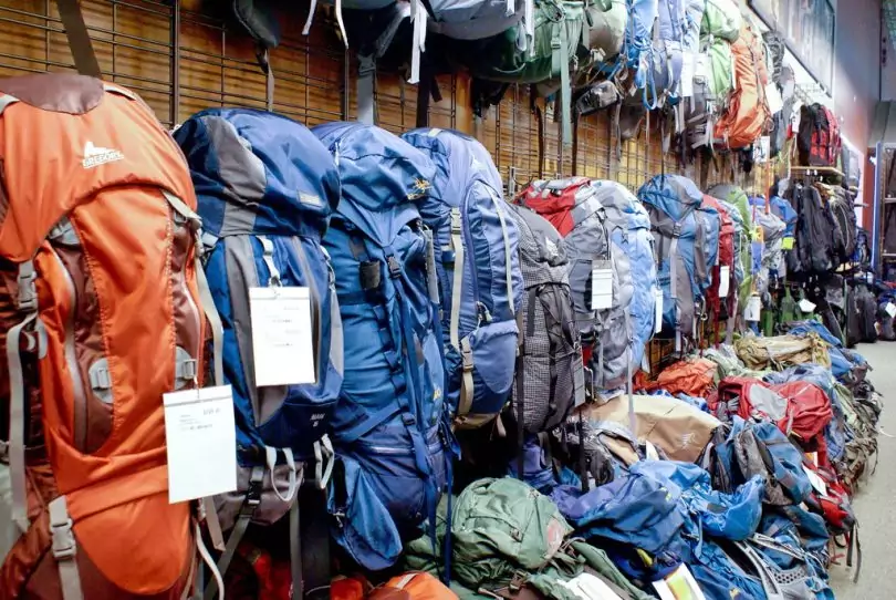 picture of colorful backpacks