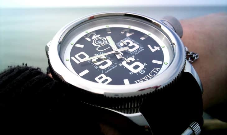 Image of a sport watch on a man's hand