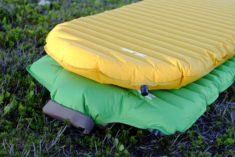 Backpacking Sleeping Pads on the ground