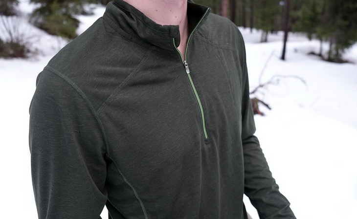 Image showing a man wearing a Heavyweight base layer