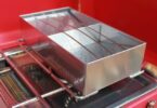 Close-up image of a camp toaster