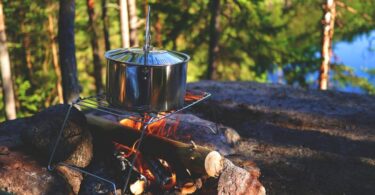 cooking in the forest