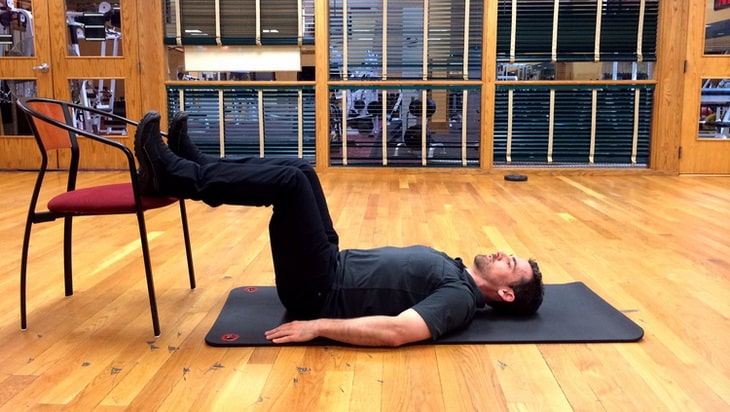 man doing Leg Curl exercise