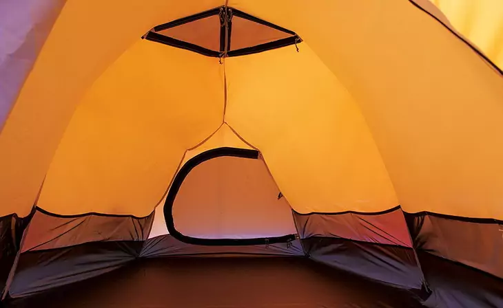 Image showing the space inside of a tent