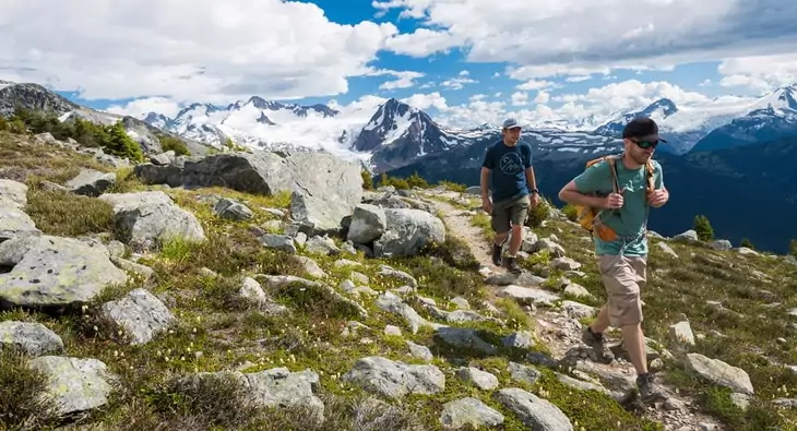 Hiking the Overload Trail on Blackcomb