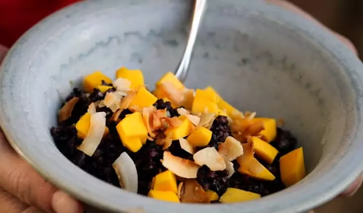 Black Rice Pudding with Coconut & Lemongrass