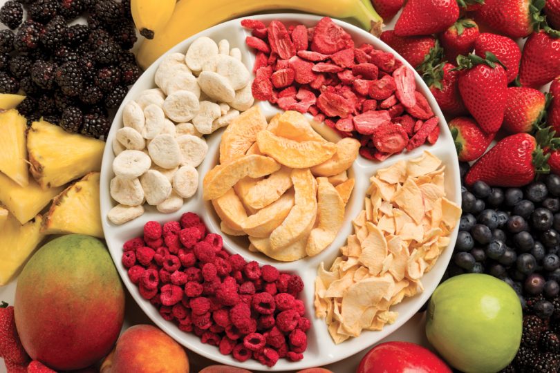 photo of dehydrated fruits on the table