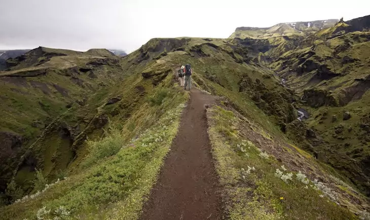 The Laugavegurinn Trail in Iceland