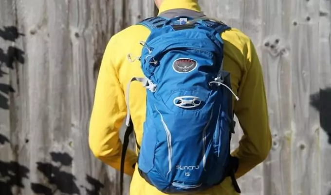 a man with a Osprey-Syncro-15-hydration-pack