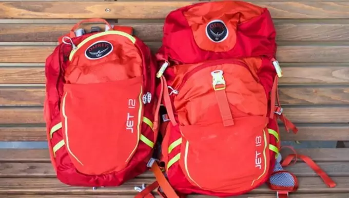 Image showing two osprey backpacks-for-kids
