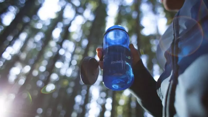 picture of a person holding a bottle of water