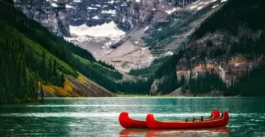 Landscape of lake Louise