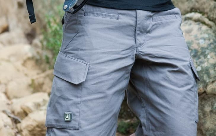 Men wearing hiking shorts