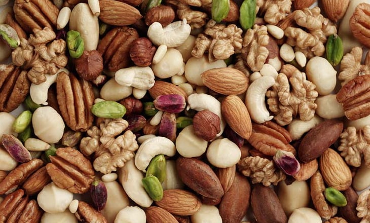 close-up picture of nuts