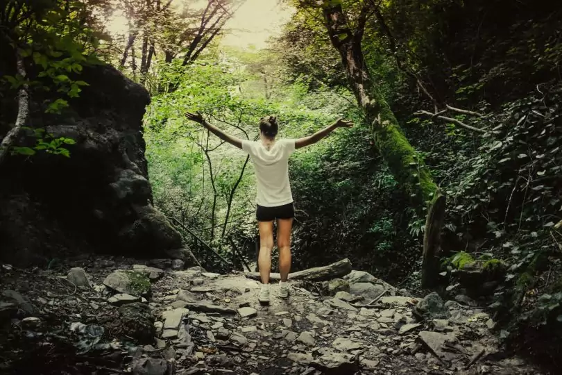 Woman on Forest during Daytime