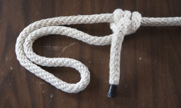 the Anchor Hitch (or Bend) to tie your rope off at one end
