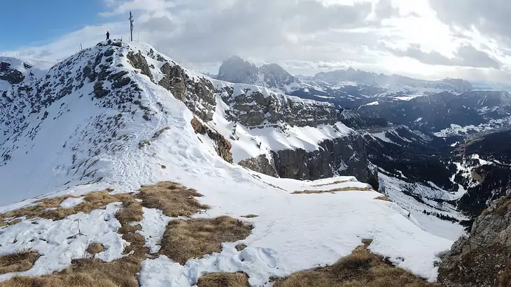 Gorgeous view of Val Gardena