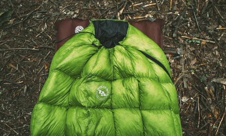 Big Agnes Pitchpine on a sleeping pad