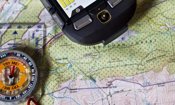 Handheld GPS vs Compass and Map