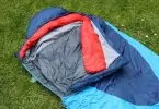 Kelty Cosmic 20 Degree Sleeping Bag on the grass