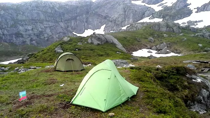 Naturehike Ultraight 2 Tent in Windy Conditions at the Norwegian Fiords