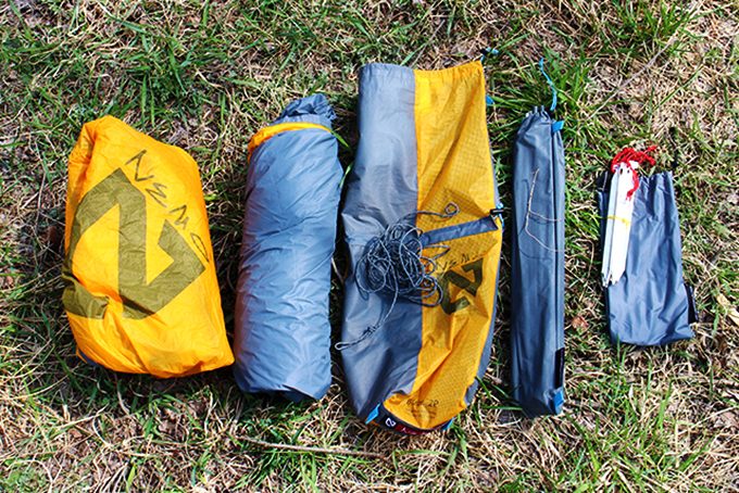 Nemo Blaze 2P Tent packing