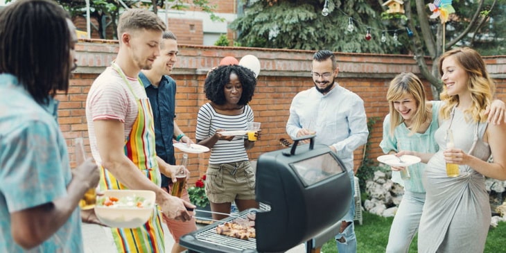 Outdoor Barbecue with Friends