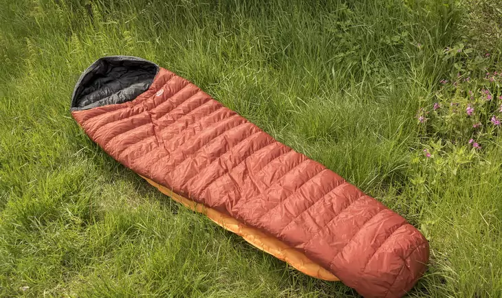 PHD Minix Sleeping Bag on the Grass