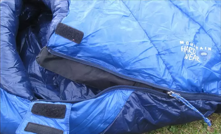 Close-up image of Mountain Hardwear Sleeping Bag