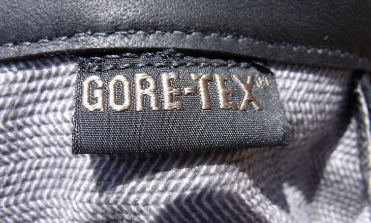 Close-up of Gore Tex label