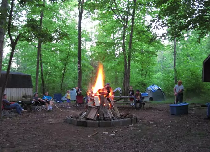 Camping site in Alabama