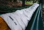 Sea to Summit Spark sleeping bag in a hammock