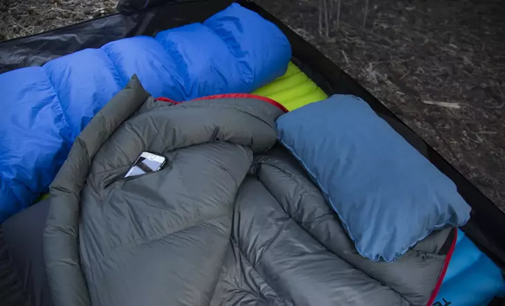 Image of TETON Sports Altos sleeping bags in a tent