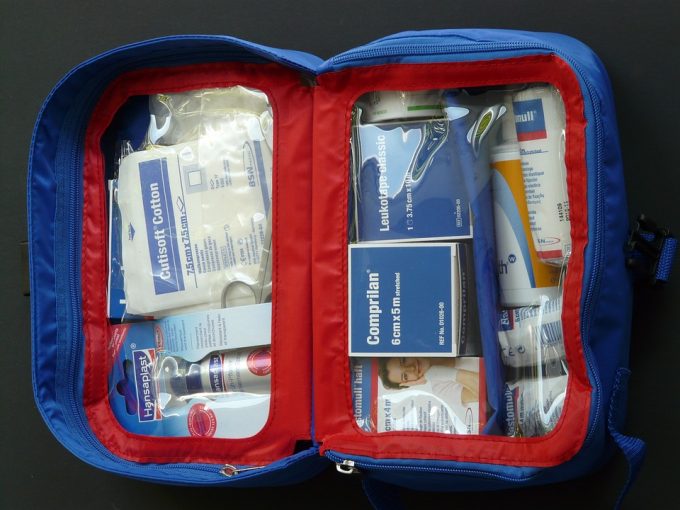 First aid travel kit