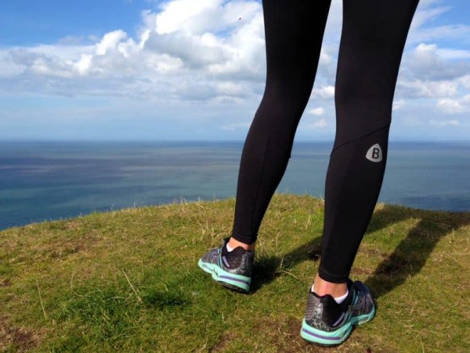 Image showing a woman hiking-leggins
