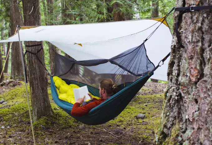 thermarest corus in a hammock