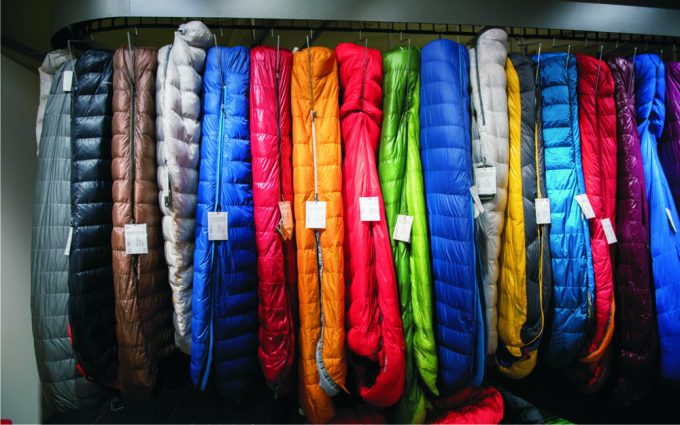 variety-of-sleeping-bags