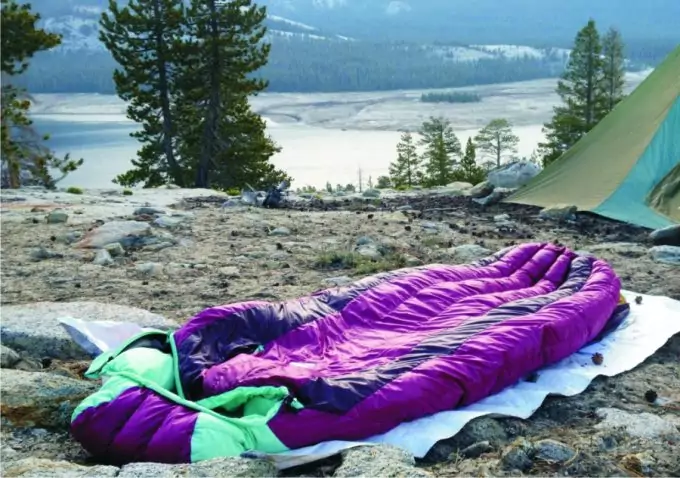 violet-sleeping-bag
