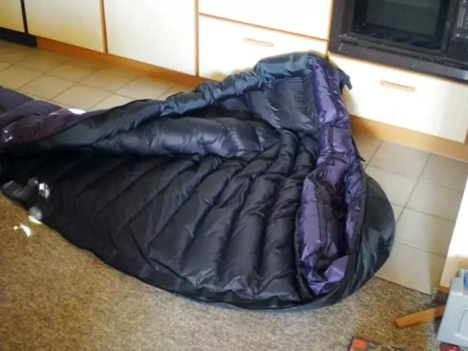 inside of apache sleeping bag