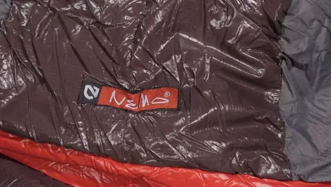 Close-up image of the Nemo Nocturne Sleeping Bag