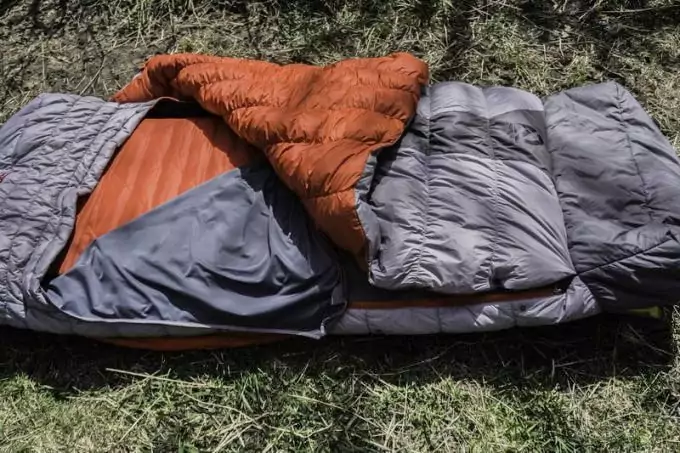 Image showing the Nemo Concerto Down Sleeping Bag on the grass