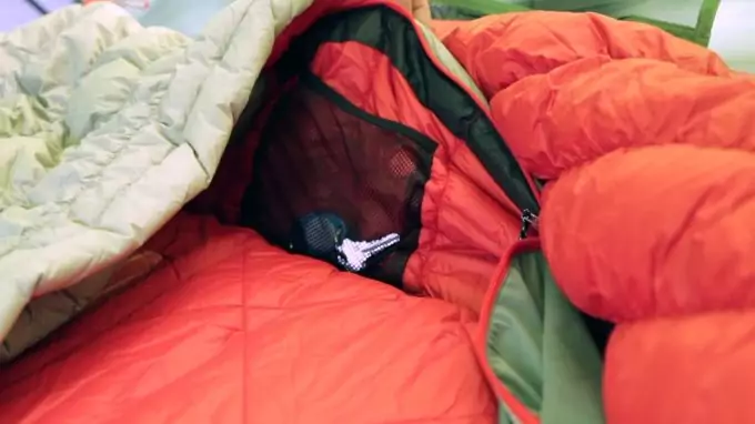 Close-up image of NEMO Concerto Sleeping Bag