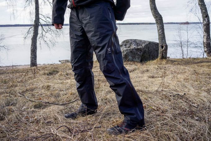 hiking pants in winter