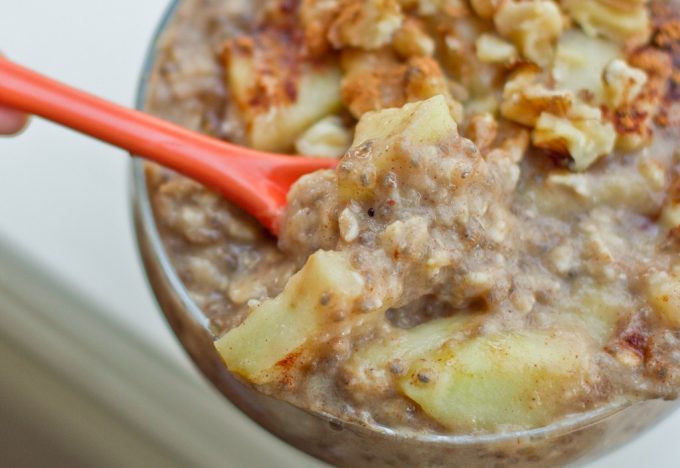 Camp Style Porridge apple pie seasoning