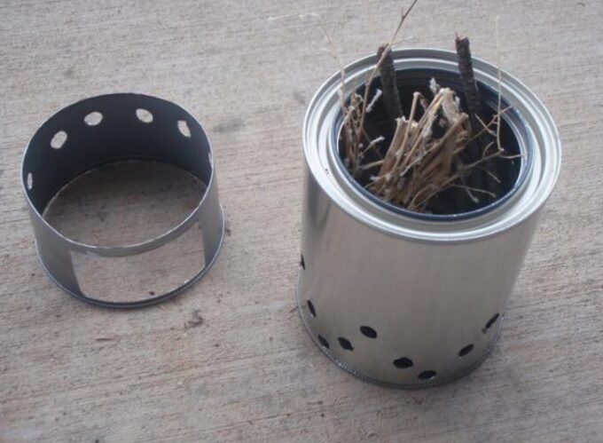 can stove with firewood