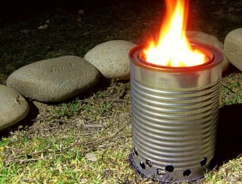diy camp stove