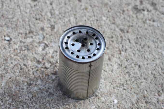 holes on a can