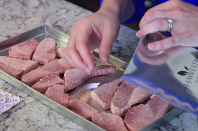 packing freezed dried food