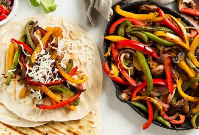 vegetarian fajitas